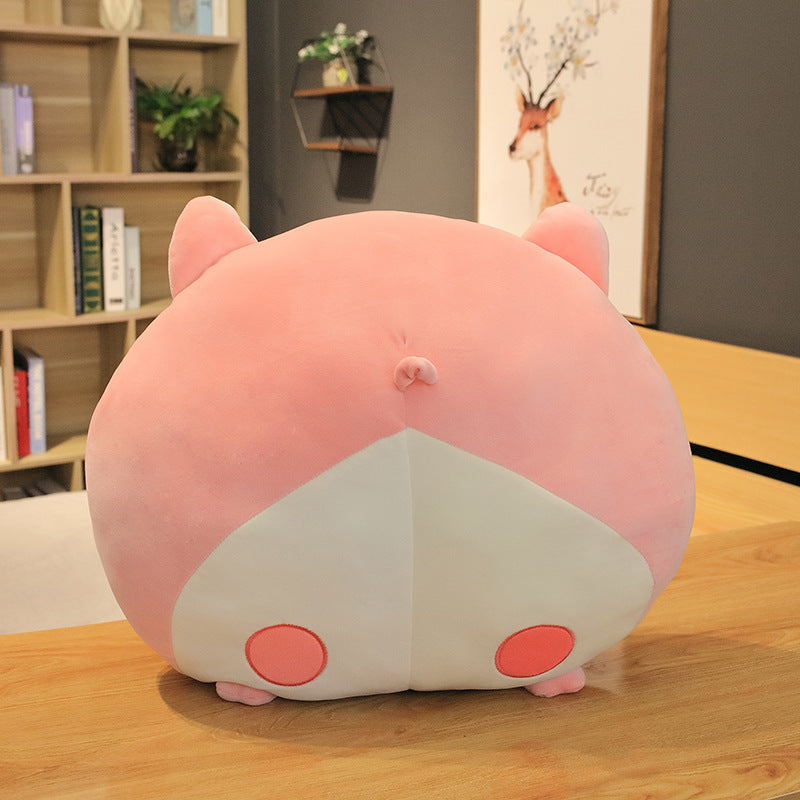 Corgi Butt Plush Pillow - Cute Dog Throw Pillow